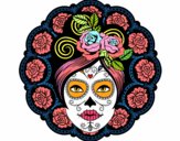 Calavera mejicana femenina