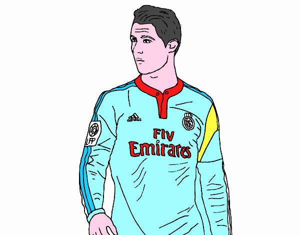 Dibujo De Cristiano Ronaldo Pintado Por En Dibujos Net El D A A Las Imprime