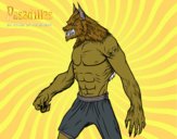 Dibujo El hombre Lobo pintado por Guilletrs