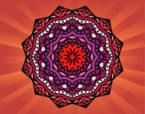 Dibujo Mandala con estratos pintado por 3lsa