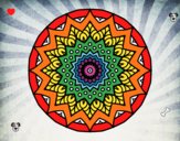 Dibujo Mandala creciente pintado por ari1