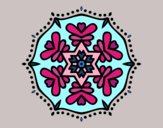 Dibujo Mandala simétrica pintado por velgin20