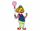 Payaso y globo