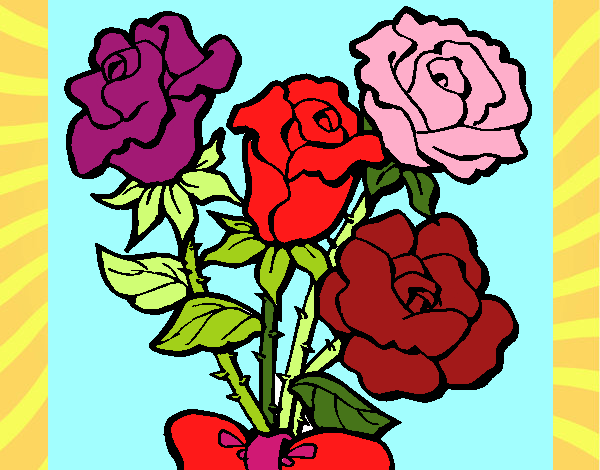 Ramo de rosas