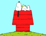 Snoopy durmiendo