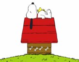 Snoopy durmiendo