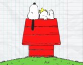 Snoopy durmiendo