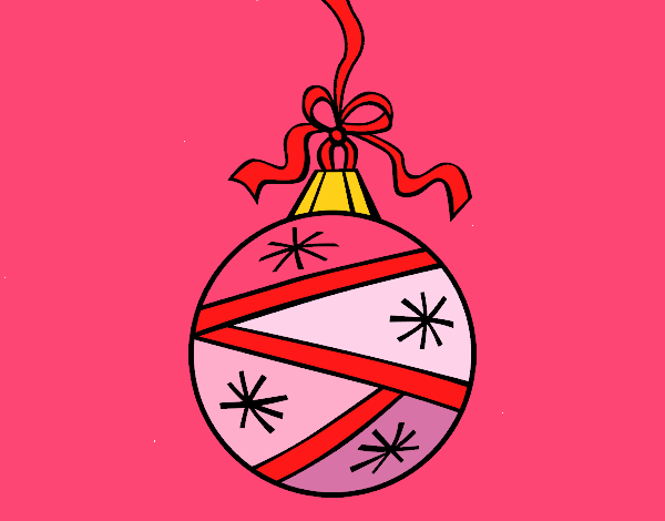 Una bola de Navidad