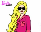 Dibujo Barbie con gafas de sol pintado por DANIY