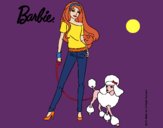 Dibujo Barbie con look moderno pintado por queyla