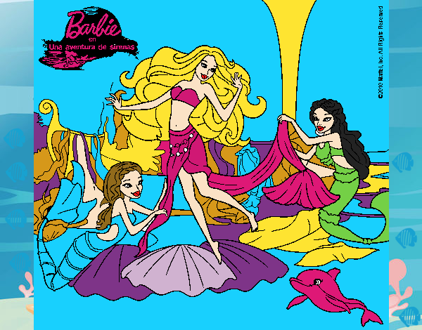 Barbie con sirenas