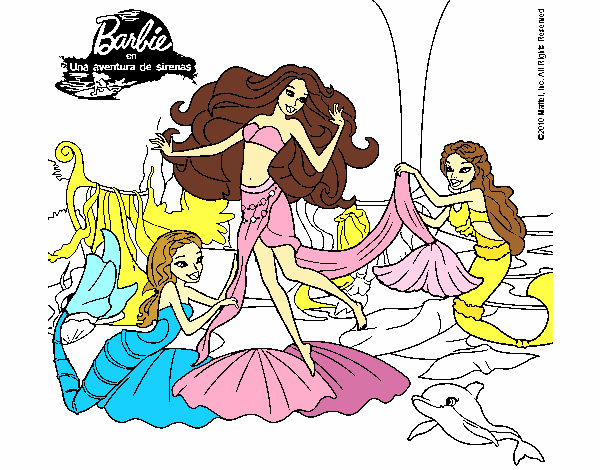 Barbie con sirenas