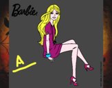 Barbie sentada