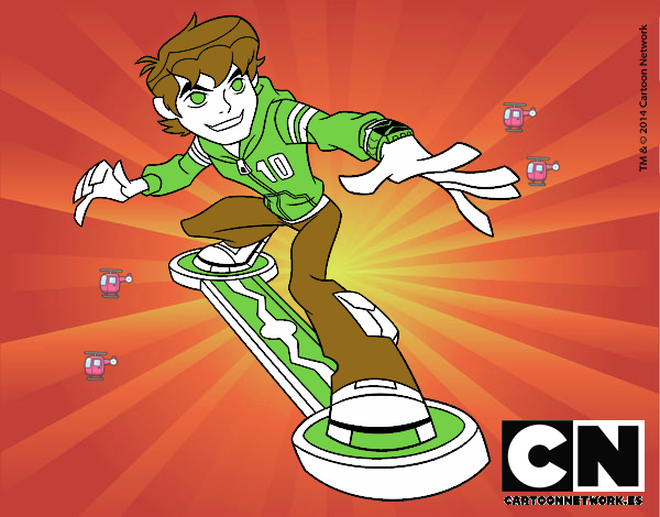 Ben 10 skateboard