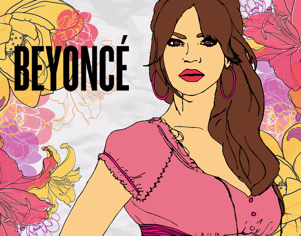 Dibujo Beyoncé B-Day pintado por LunaLunita