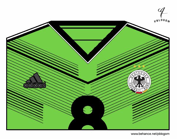 Camiseta del mundial de fútbol 2014 de Alemania