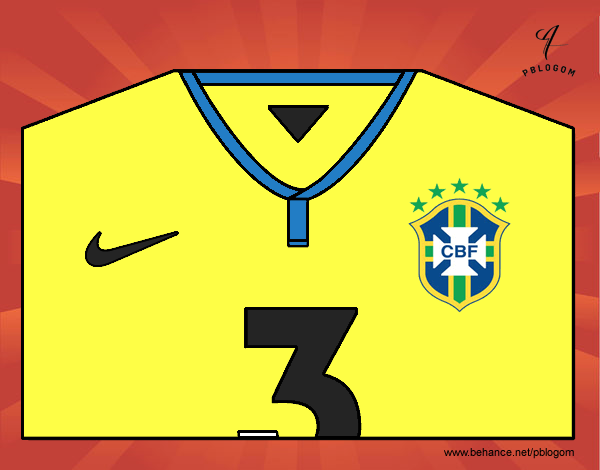 Camiseta del mundial de fútbol 2014 de Brasil