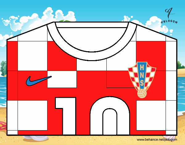 Camiseta del mundial de fútbol 2014 de Croacia