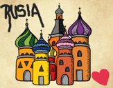 Dibujo Catedral de San Basilio de Moscú pintado por MYC10