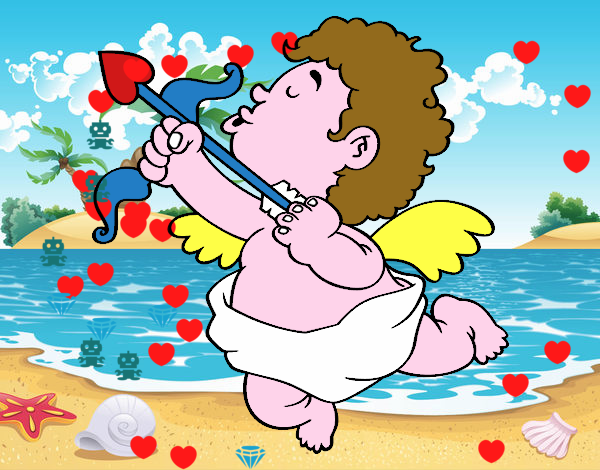 Cupido con su flecha