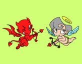 Diablo y cupido