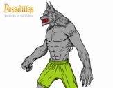 Dibujo El hombre Lobo pintado por ALALALAL15