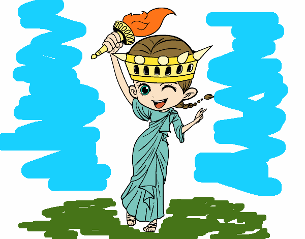 Dibujo Estatua de la libertad manga pintado por MYC10