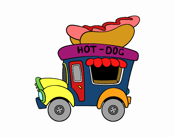 Food truck de perritos calientes