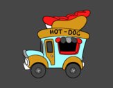 Food truck de perritos calientes