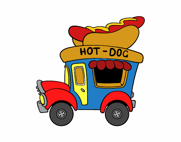 Food truck de perritos calientes