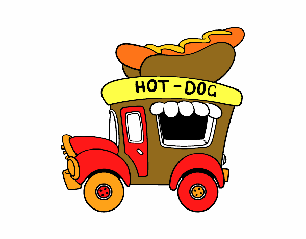 Food truck de perritos calientes