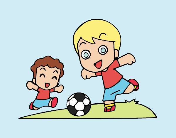 Dibujo Fútbol en el recreo pintado por kevin-dpc