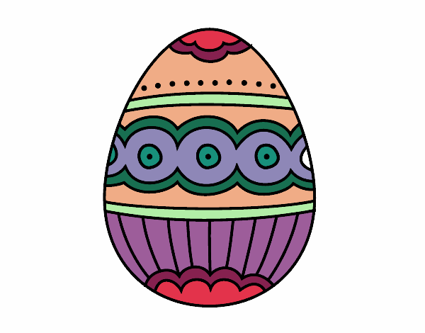 Dibujo Huevo de fabergé pintado por nemora