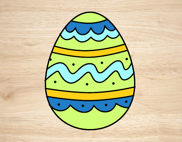 Dibujo Huevo del día de Pascua pintado por andy2016
