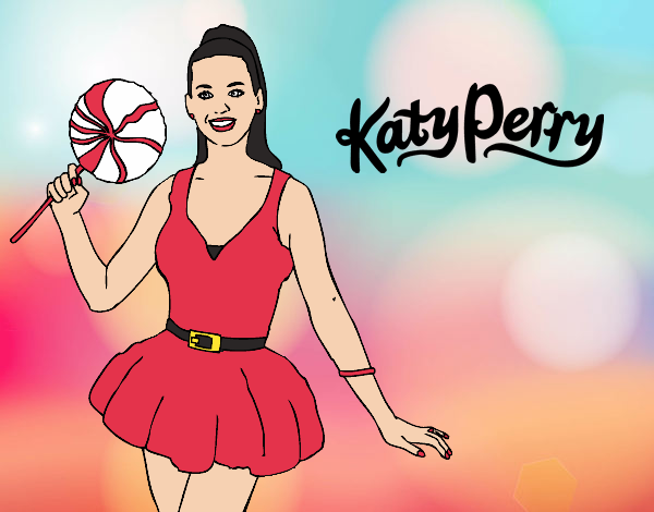 Katy Perry con piruleta