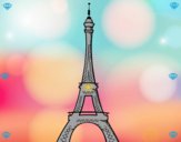 Dibujo La torre Eiffel pintado por stephany13
