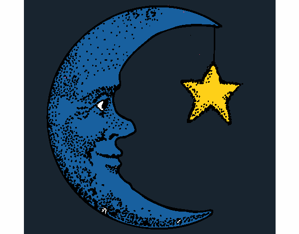 Luna y estrella