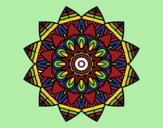 Dibujo Mandala frutal pintado por linda423