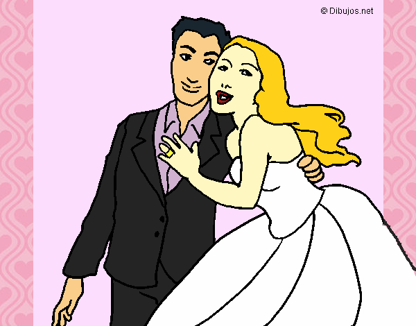 Dibujo Marido y mujer pintado por LunaLunita