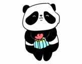 Panda con regalo