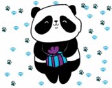 Panda con regalo