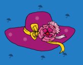 Dibujo Sombrero con flores pintado por linda423