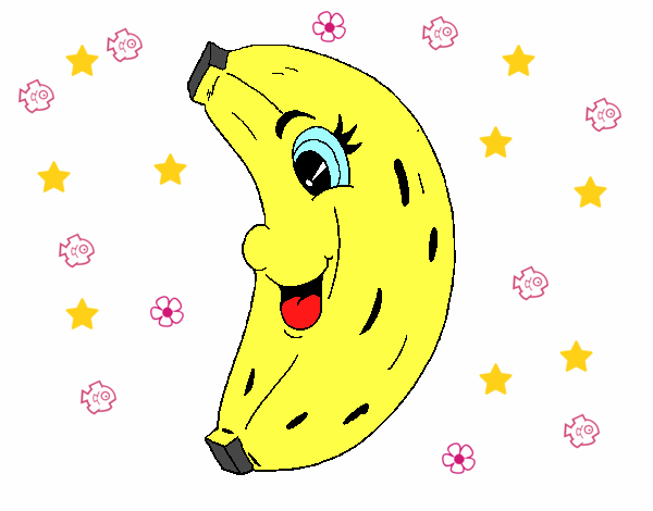 Banana feliz