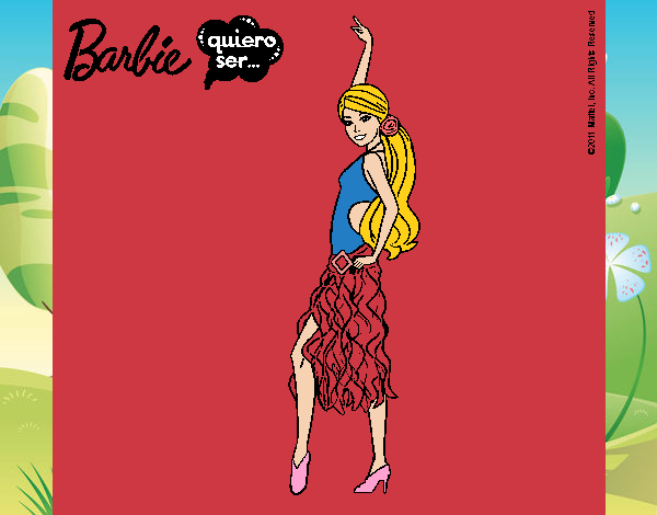 Barbie flamenca