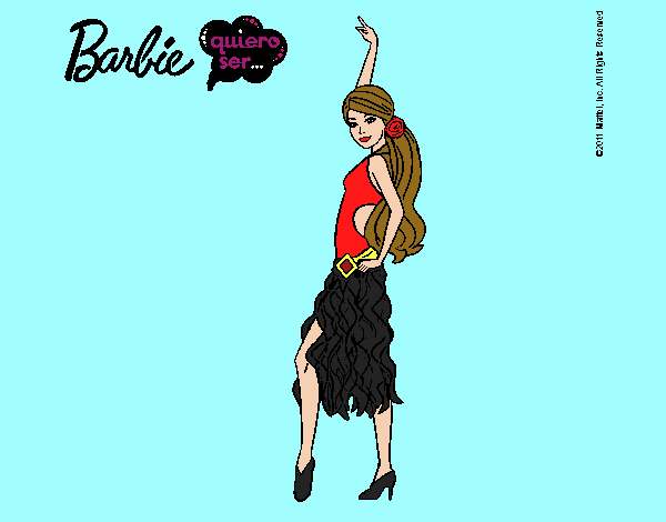 Barbie flamenca