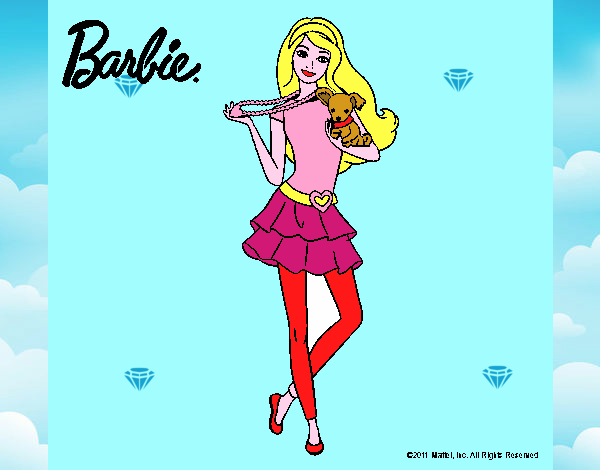 Barbie y su mascota