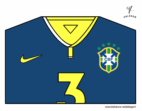 Camiseta del mundial de fútbol 2014 de Brasil