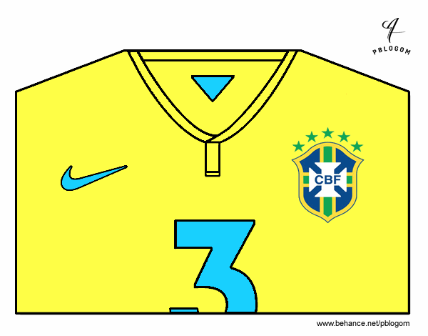 Camiseta del mundial de fútbol 2014 de Brasil