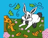 Dibujo Conejo 3 pintado por linda423