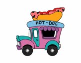 Food truck de perritos calientes